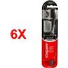 COLGATE 6 X Colgate Spazzolino Slim Soft Carbone Morbido Setole Antibatteriche Morbide