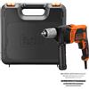 BLACK+DECKER Black&Decker Trapano a percussione 850W in valigetta 6 punte in dotazione