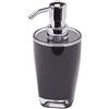 MSV TP-Products - Dispenser di Sapone Liquido in Acrilico, Colore: Nero