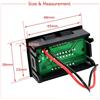 LED Digitale Monitor Volt Metro Display Batteria Calibro Voltaggio Caravan Auto