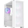 Montech Case Mini Tower Air 100 ARGB Bianco con Illuminazione RGB