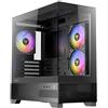 Antec Case Mini Tower CX500m ARGB Nero con Pannello in Vetro Temperato