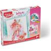 Maped CREATIV - Aqua'Art Dance - Attività acquerello per bambini - Colorare con matite acquerellabili + pennello ad acqua su superfici metalliche - 3 poster da colorare e personalizzare - Età 7+