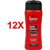 INTESA 12 X Intesa Pour Homme Bagno Doccia Shampoo Rivitalizzante Ginseng 500 Ml