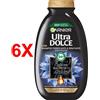 ULTRADOLCE 6 X Ultra Dolce Shampoo Purificante E Idratante Al Carbone Magnetico E Olio Di