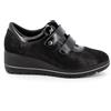 Enval Soft scarpe da donna comode con strappi zeppa nero invernali 8763800 38 39