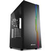 Sharkoon Case RGB Slider Midi Tower Nero con Finestra in Vetro Temperato