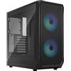 Fractal Design Case Focus 2 RGB ATX Nero con Ventole RGB Multi