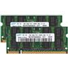 Samsung 4GB 2x 2GB PC2-6400S 2Rx8 DDR2 800MHz SODIMM memoria Notebook ram Per Samsung IT
