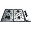 INDESIT PAA 642 IX/I WE PIANO COTTURA DA INCASSO 60CM 4 FUOCHI A GAS INOX