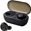 XORO KHB 25 - Auricolari Bluetooth (BT 5.0, TWS, scatola di ricarica), colore: Nero