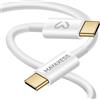 Mayaxess Cavo di ricarica USB-C / USB-C 1m 20W iPhone 17 / 17 Pro / 17 Pro Max / 17 Air