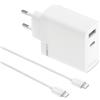 Realme Caricabatterie USB Type-A, USB Type-C SUPERVOOC 80W Dual White