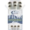 Film Estensibile Trasparente per Imballaggi 1-3-6 Bobine 2,6kg 50cm Anima Ø4,7cm
