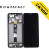 Xiaomi Redmi LCD DISPLAY PER XIAOMI REDMI 12C 22120RN86I 22120RN8G CON FRAME TOUCH NERO