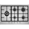 Candy CHG7WL4WTX Acciaio inox Da incasso 74.5 cm Gas 5 Fornello(i)