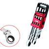 USAG 285 KF/DS8 Serie 8 chiavi a cricchetto snodate cromate al cromo vanadio