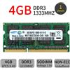 Senza marchio Per Samsung 4GB 2GB PC3-10600S DDR3 1333MHz 204Pin SODIMM Laptop RAM memoria IT
