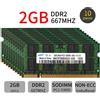 20GB 16GB 8GB 4GB 2GB PC2-5300S DDR2 667Mhz Laptop memoria RAM per Samsung IT