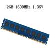Senza marchio 32GB 16GB 8GB DDR3 PC3L-12800U 1600MHz 2Rx8 1.35V PC Desktop RAM Per SKHynix IT