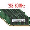 16GB 8GB 4GB 2GB DDR2-800Mhz PC2-6400S 200Pin Laptop memoria RAM Per Samsung IT