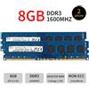 Senza marchio 16GB 2x 8GB 4GB 2GB DDR3 PC3L-12800U 1600MHz 2Rx8 1.35V DIMM RAM Per SKHynix IT