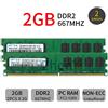 4GB 2 x 2GB PC2-5300 DDR2 667MHz 240Pin DIMM RAM Memoria Desktop Per Samsung IT