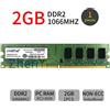 8GB 4GB 2GB DDR2 PC2-8500U 1066MHz 1.8V DIMM RAM Desktop Memoria per Crucial IT