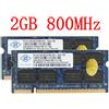 16G 8G 4G 2G 1G PC2 6400S DDR2 800 MHz SODIMM memoria notebook per NANYA IT