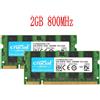 20GB 16GB 8GB 4GB 2GB 1GB DDR2-800Mhz PC2-6400S memoria portatile per Crucial IT