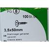 HSI Professional Clavo cabeza arandela galva 3,5x 50 mm -Caja con ventana