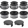 Bobine Filo Tagliabordi Compatibili Con Parkside Tlp-01,Bobina Di Ricambio per P