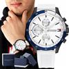 Tommy Hilfiger Orologio Uomo 1791723 Bianco Nero Blu + Box + Garanzia 2 Anni