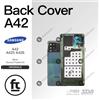 SAMSUNG SCOCCA POSTERIORE ORIGINALE A42 A425/426 BLACK NERO COVER RETRO