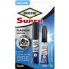 BOSTIK Adesivo cianoacrilato liquido istantaneo per plastica Bostik Super Plastiche 3ml