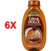 ULTRADOLCE 6 X Garnier Ultra Dolce Shampoo Cacao Olio Di Cocco 250 Ml