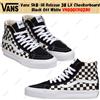 FURGONI Vans Sk8-Hi Reissue 38 LX Scacchiera Nero Off White VN000CR02BO Taglia Uomo