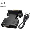 Adattatore HDMI Maschio a VGA Femmina con Audio 3.5mm Convertitore 1080p PC TV