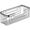 GEDY Portaoggetti doccia rettangolare in filo cromato, Misure e peso: 8,6X25,2X10,2 CM & 0,49 KG, Porta oggetti per bagno realizzato in acciaio inox, Design R&S Gedy, 2 anni di garanzia