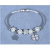 Bracciale donna in acciaio rigido / schiava