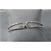 Bracciale donna in acciaio rigido / schiava