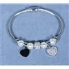 Bracciale donna in acciaio rigido / schiava