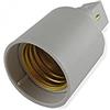 LIFE Adattatore Per Lampada Da G24d (2 Pin) A E27 LIFE 39.PA2427D