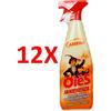 OIES 12 X Oies Saniessenza Ambra Profuma Ambiente, Desodorizza, Deterge, Spolvera, T