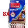 Vileda 8 X Vileda Supermocio Revolution Ricambio