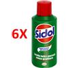 SIDOL 6 X Sidol Crema Lucidante Per Metalli 75 Ml.
