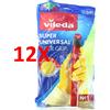 VILEDA 12 X Vileda Guanti Super Universal S/7 Piccola