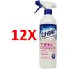 QUASAR 12 X Quasar Cucina Superfici Delicate Trigger 580 Ml