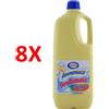 AMACASA 8 X Ammoniaca Profumata 2 Litri Con Detergentte Amacasa