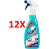 VETRIL 12 X Vetril Vetri & Multiuso Alcool Azione Igienizzante Trigger 650 Ml